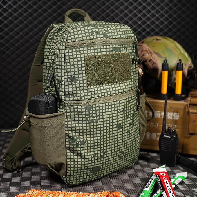 PETAC GEAR 14L Daypack Outdoor EDC Backpack Lightweight Tactical Range Pack Travel Hiking waterproof Daypacks (DC)