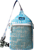 KAVU Yoho Sling Rucksack Semi Padded Water Resistant Double Sided Mini Backpack - Ripple Tie Dye