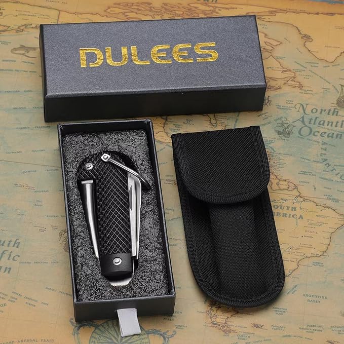 DULEES Marlin Spike Rigging Knife Multi-Function Sailing Knife Sailor Knife Suitable for Camping Boating Fishing or Sailing Gear Boat Knife Knotters Tools