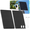 5V 8W Solar Panel for Security Camera For Bird Feeder 4G AOV Trail Cam Ring Tapo Eufy Vicohome Eseecloud Native USB-C Micro-USB &amp DC 3.5mm*1.35mm 23% Conversion 9.8 Ft 180 Days Exchange Po