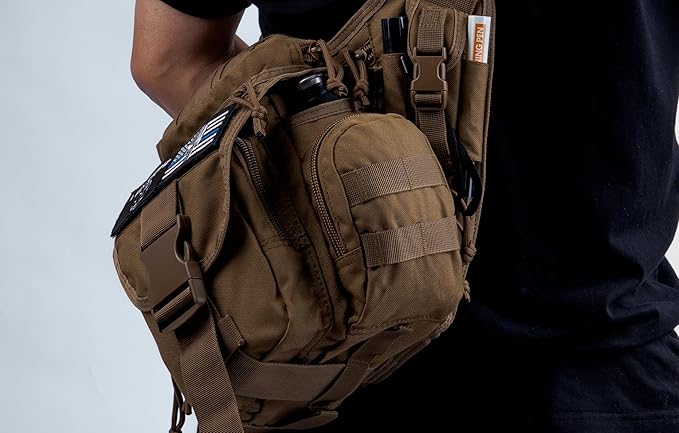 Tactical Sling Bag EDC Crossbody Pack Single Shoulder Backpack Messenger Bag for Outdoor &amp Urban Use 5L