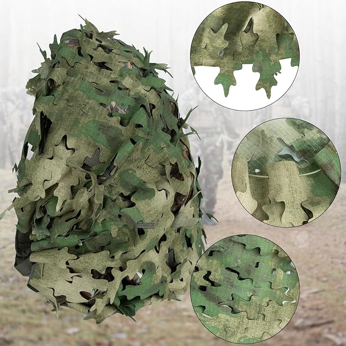 LOOGU Tactical Backpack Cover Breathable Mesh Camo Camouflage Pack Cover Great for Tactical Military Gear Combat