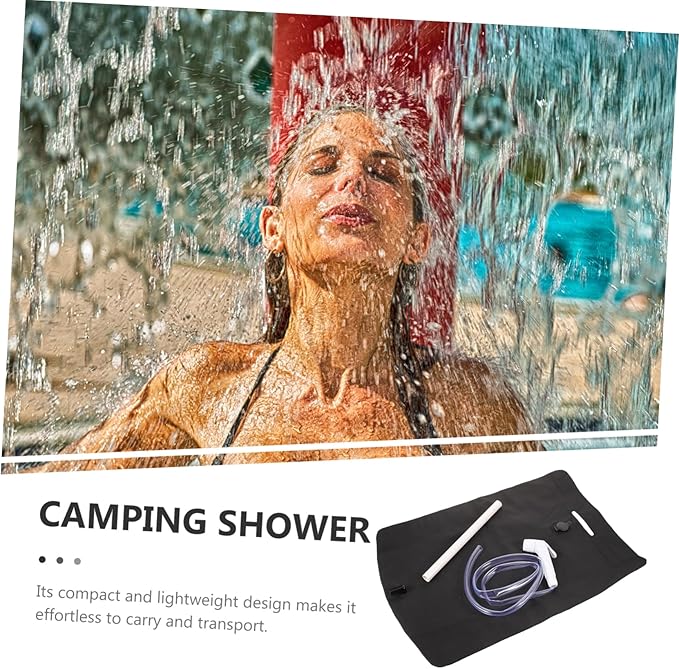1Set Portable Camping Shower Bag Lightweight Compact Outdoor for Tent Showers for Camping Hiking Outdoor Activities Convenient Practical