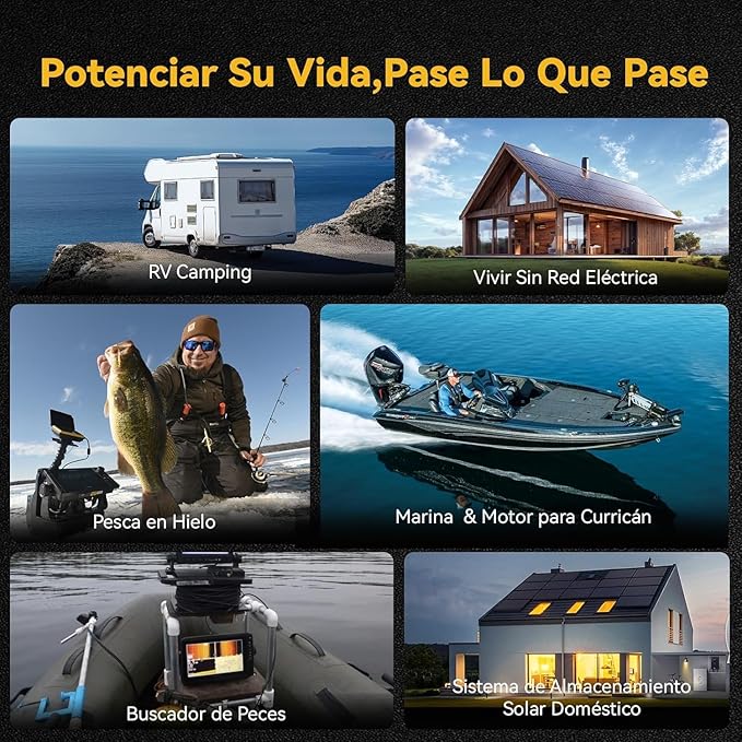 Power Queen Batería LiFePO4 12V 100Ah con Protección contra Bajas Temperaturas100A BMS Celdas de Batería de Litio de Grado A15000 Ciclos para RV BarcoCaravana Sin Red Camping Pesca
