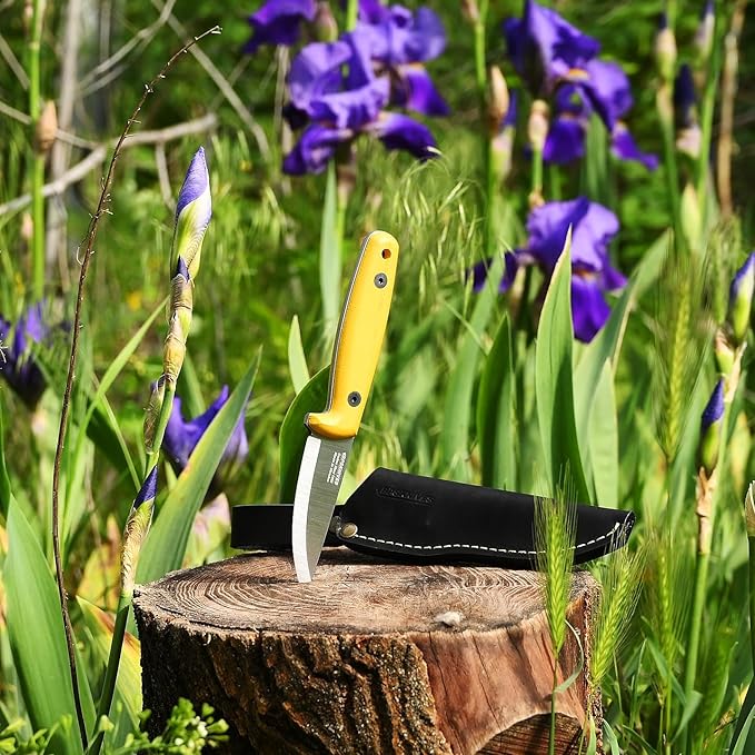 BPSKNIVES Season Series Summer - Kids First Knife - Bushcraft Knives for Boys - Whittling Knives for Kids - Safe Kid Knife with Sheath &amp Rounded Tip - Camping Knife - Gift for Boys