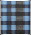 Darkslatebuffalo Turquoise Plaid Check Tartan Scotland Beach Canopy UPF50+ Easy Setup Large Portable Sun Shelter with Sand Shovel for Camping Picnics Backyard