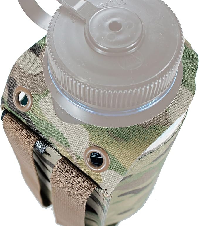 Water Bottle Holder MolleJX Tacfancier Tactical Water Bottle Pouch for Belt Backpack Chest Rig Canteen Pouch for 32oz Nalgene