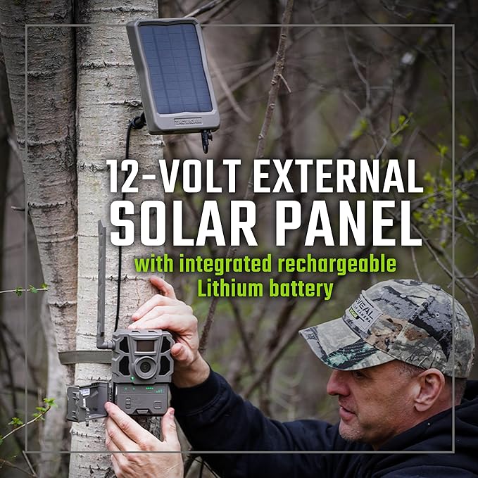 TACTACAM Reveal Solar Panel for Cellular Trail Cameras X 2.0 X Gen 1 SK XB (Solar Panel)