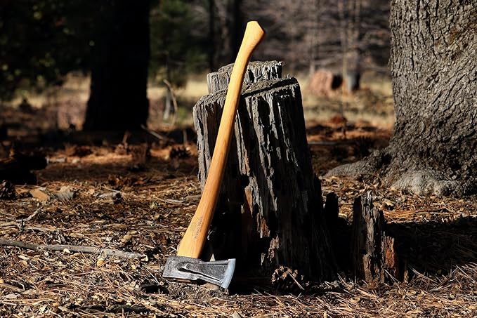1844 Helko Werk Germany Traditional Spaltaxt - German Splitting Axe Made in Germany Wood Splitter and Wood Splitting Axe Midsize Medium Splitting Axe - Head 4.5 lbs Handle 28 in. (Spaltaxt) #13582