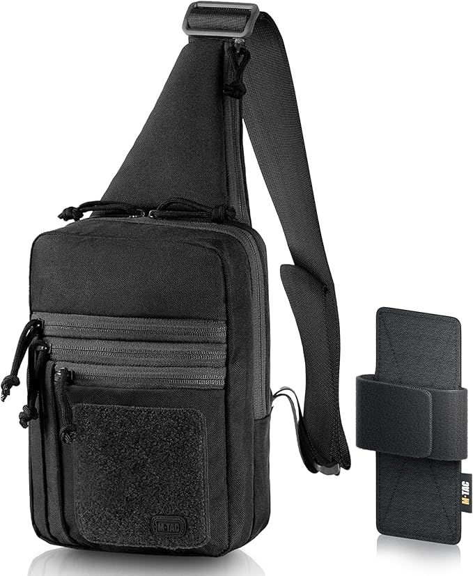 M-Tac CCW Sling Bag for Men &amp Women - EDC Shoulder Bag Tactical - Crossbody Concealed Carry Bag - Mens Chest Pack