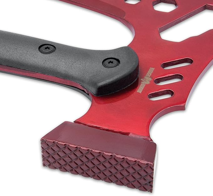 Ridge Runner Tactical Multi-Tool Hammer and Axe with Sheath (Red)