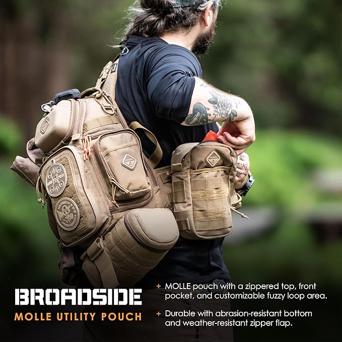 Hazard 4 Hazard 4 Broadside Large Utility Pouch with Molle 9 X 5-Inch Black