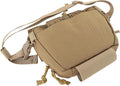 Alomejor Oxford Cloth Drop Pouch Fanny Pack Abdominal Carrying Kit Bag Utility Tool Pouch with Multi Layer for Chest Rig Vest