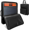 Solar Panel Travel Bag Portable Solar Panel Storage Bag Compatible with Jackery SolarSaga 100W 200W 100X Water-Resistant Protective Padded Carrying Case for 2 Panels for Outdoor Camping Travel