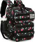 9L Mini Tactical Backpack for Men and Women Tactical Backpack Small for Hiking Small Tactical Bag (Cherry Black)