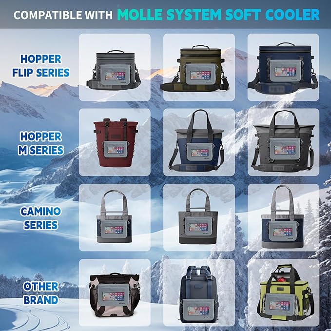 Waterproof MOLLE Dry BagCompatible with YETI Hopper Flip Tactical Backpack Soft CoolerFor dry bag sidekickYETI Cooler Accessories