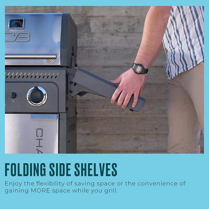 Charbroil Performance Series 2-Burner Gas Grill Cabinet Stainless Steel - 463638125