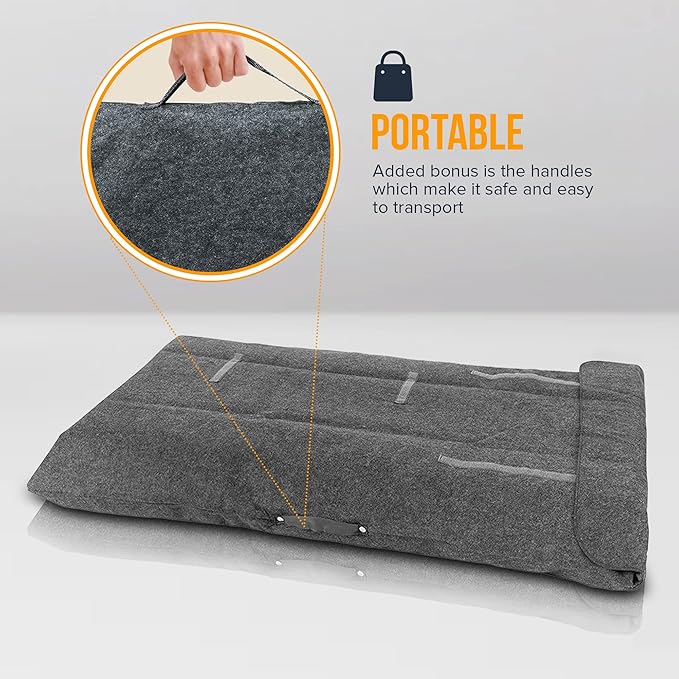 Portable RV Solar Panel Carrying Case for Jackery SolarSaga 100W &amp 50W Bag Fits 2 Foldable Solar Panels 29 x 50 Inch