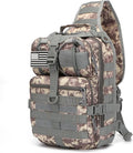 Outdoor Tactical Bag Fishing Military Sport Bag Pack Sling Shoulder Backpack for Every Day Carry (ACU)