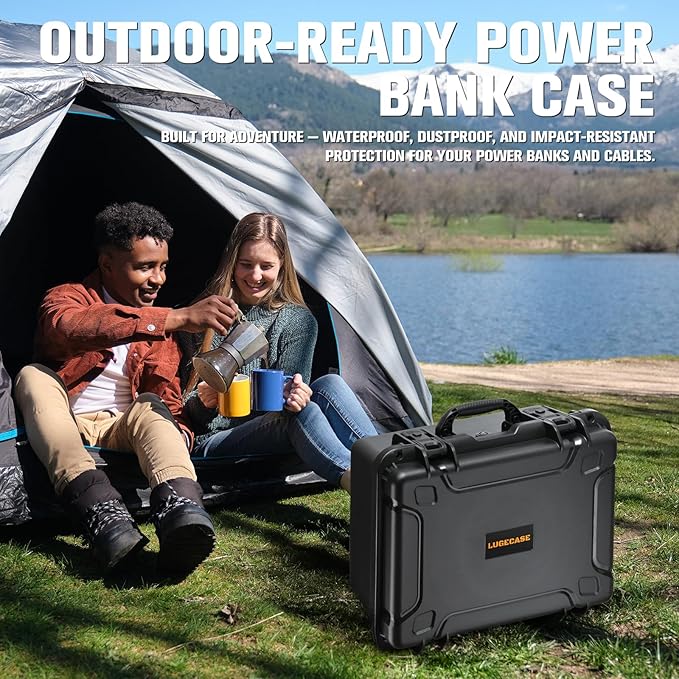 Hard Case for Anker Solix C1000 - Portable Solar Generator Hard Shell Case: Waterproof Travel Carrying Storage Box for Anker Power Bank Solix C1000 Power Bank Station: for Camper &amp Adventurer &amp