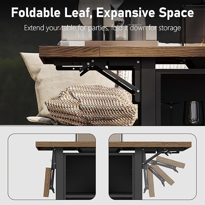 55 Propane Fire Pit Table50000btu Gas Fire Pit Table with Brown Windshield &amp Lava Rock2 in 1 Foldable Expansion Table Fire Pit with CSA Certification Firepit Table for Outdoor Patio