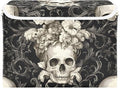Storage Cube with Lid Retro Style Skulls Print 16.5×12.6×11.8 IN Collapsible Large Capacity Foldable Storage Basket Bin Organizer
