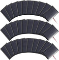 Retisee 30 Pcs 5V 30mA Mini Solar Cells Mini Solar Panels Polysilicon DIY Electric Materials Photovoltaic Cells with Wires DIY System Kits