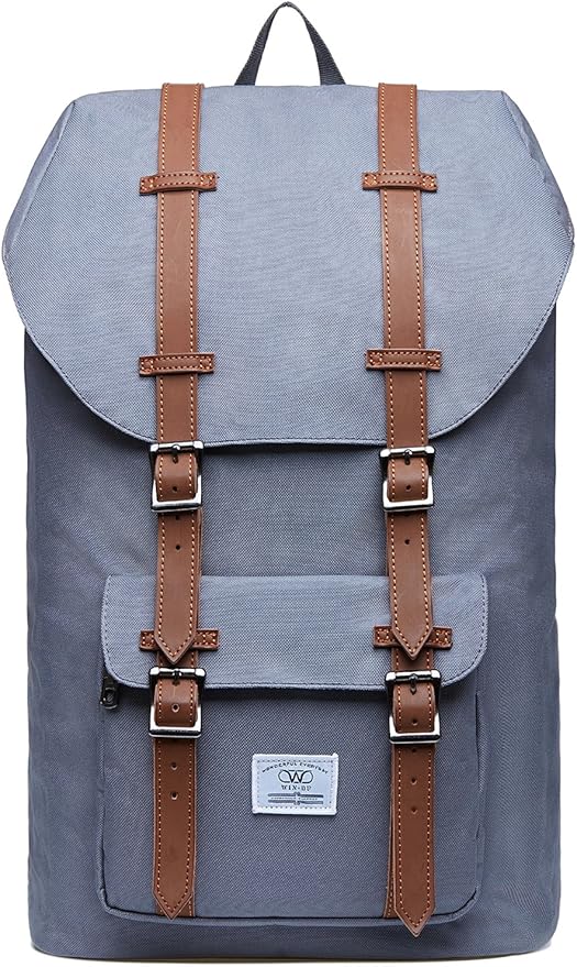KAUKKO Laptop Outdoor Backpack College Schoolbag Bookbag Travel Hiking Rucksack fits 15-Inch Laptop