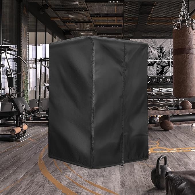 Pull Up Station Cover Dustproof-Cover for Pull Up Station/Dip Bar Station for Outdoor Pull Up Rack Machine Protect Home Gym Strength Training Dip Stands Cover