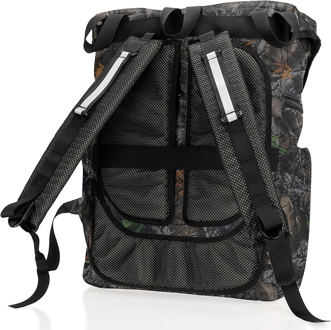 Xtreme Sight Line ~ Recon Ruck ~ Signal-Blocking Tactical Backpack for Laptops and Mid-Size Electronics ~ Tracking/Hacking Defense ~ 1000D Nylon ~ Backwoods Camo