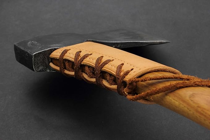 Leather Axe Handle Guard (Gransfors Bruk Wildlife Hatchet Tan/Natural Leather)