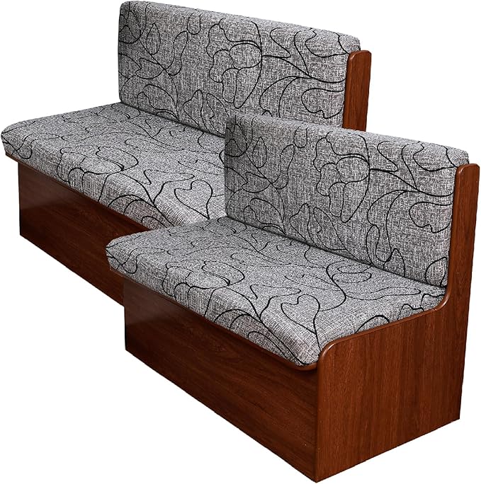 KRFOONN RV Dinette Cushion Covers Stretch Camper Cushions Cover Replacement Couch Cushion Slipcovers Washable Loveseat Slipcovers for Travel Trailer Couch (2 Backrest Cover &amp 2 Bench Cover 11)