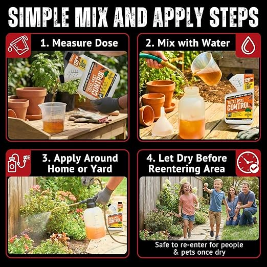 Ike's Pest Control Concentrate - 7.9% Bifenthrin Indoor/Outdoor Insect Killer - Quart - Liquid