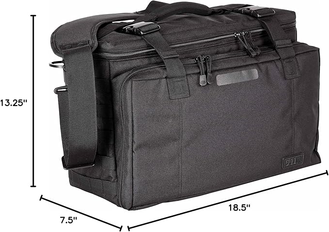 5.11 Tactical Wingman Patrol Bag – Police Gear Car Seat Organizer for Law Enforcement Black Style 56045ABR