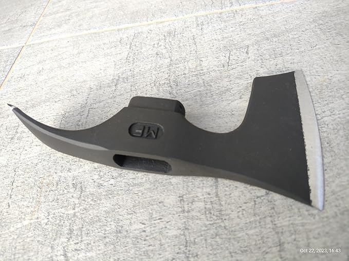 Carbon Steel Axe Adze Head Bearded Hatchet Axe Head with Adze Blade - Two Blades Tool