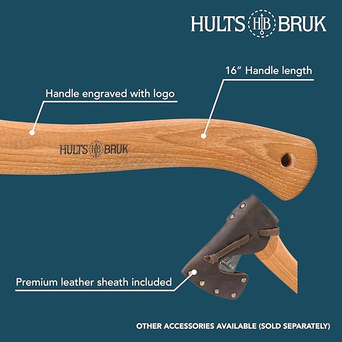 Hults Bruk 840702 Almike Hatchet - 1 lb Head 16 Handle