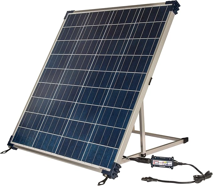Optimate Solar 60W Travel kit TM523-6TK 6-Step 12V 5A Weatherproof Solar Battery Saving Charger &amp maintainer