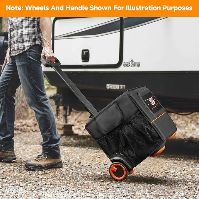 Upgraded Generator Dust Cover Compatible with Jackery Solar Generator 2000 Plus 400W/Jackery Explorer Kit 4000 Plus/3000 PRO 400W/ Water Resistant Protective Cover for Solar Generator Accessories