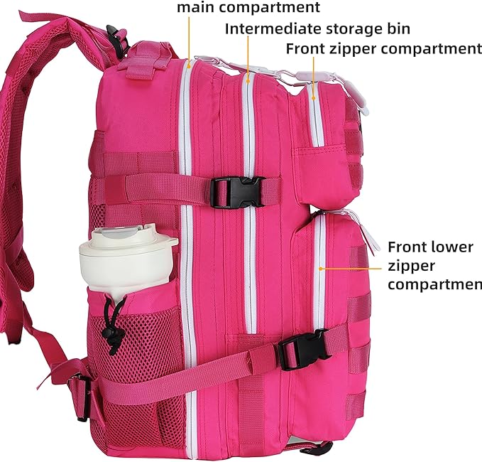 Military 45L Tactical Assault Backpack 3 day assault pack with Molle Waterproof backpack Rucksack for Tactical Backpacks