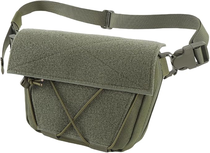 Drop Pouch Oxford Cloth Sub Abdominal Carrying Kit Bag Utility Tool Pouch Fanny Pack with Adjustable Waist Strap for Chest Rig Vest
