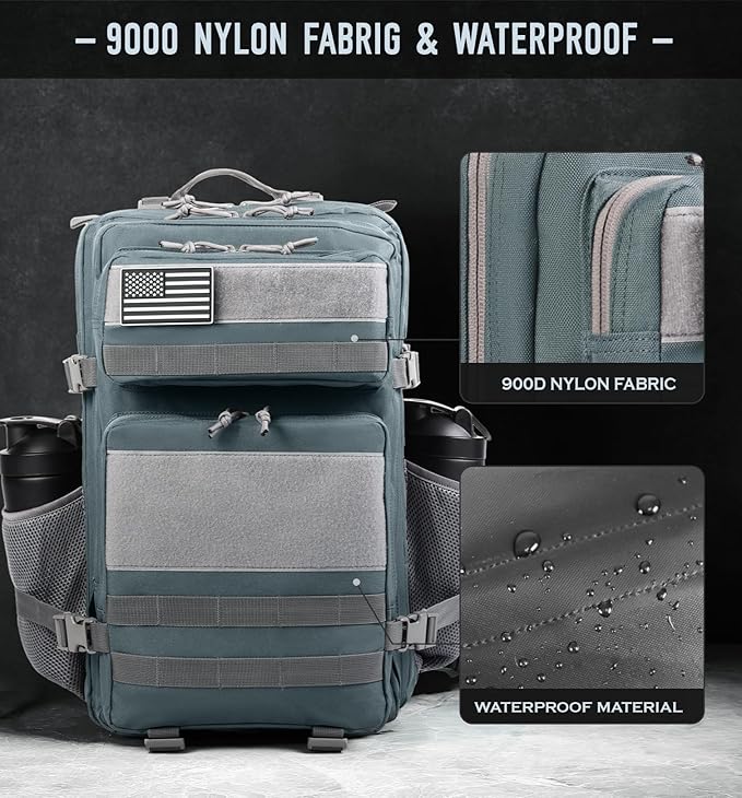 Military Tactical Backpack for Men 45L Molle Army 3 Days Assault Pack Bug Out Bag Water Resistant