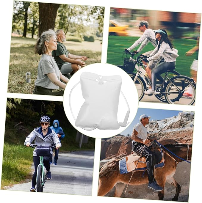 Beaupretty Portable Water Storage Bag Plastic Camping Showers Plastic Camp Showers Outdoor Showers Portable Camp Shower Outdoor Camping Accessory Camping Bag Plastic Shower Bag PVC White