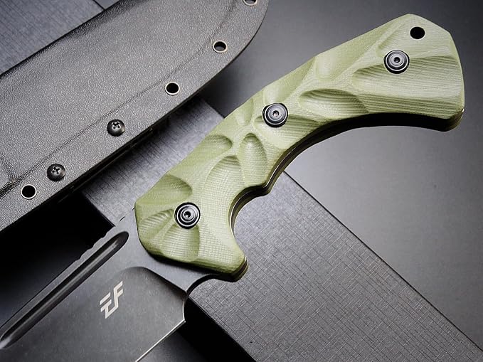 Eafengrow EF145 Fixed Blade Knife DC53 Steel Blade G10 Handle Full Tang EDC Tool Straight Knife for Working Camping Adventure
