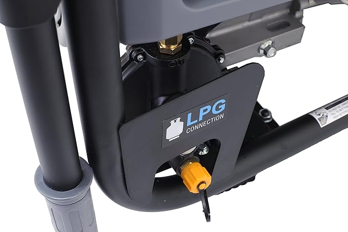 Pulsar G12KBN-SG Heavy Duty Portable Dual Fuel Generator - 9500 Rated Watts &amp 12000 Peak Watts - Gas &amp LPG - Electric Start - Transfer Switch &amp RV Ready - CARB Compliant