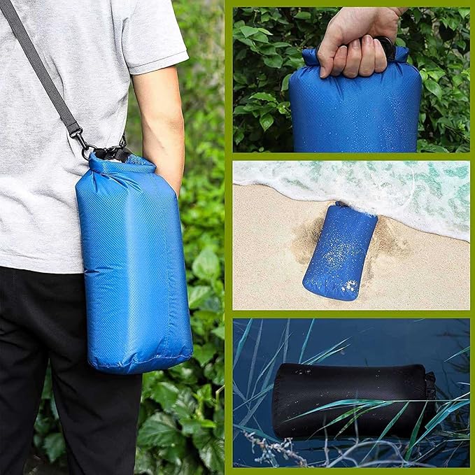 12Pcs Waterproof Dry Bag Set for Kayaking BoatingDrybag Outdoor Storage Bags for Canoeing Camping SwimmingRandom
