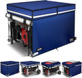 2025 Upgrade 900D+210D Heavy Duty Thicken Fabric. GUYISS Generator Covers While Running. 360° All-round Double-layer Protection. 32’’L×24’’W×24’’H. The Top can be Opened for Adding fuel. Blue.
