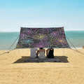 ALAZA Webs Pattern Beach Tent Sun Shelter Portable Canopy Sunshade for Outdoor Camping Picnics Backyard Fun 10x9 ft