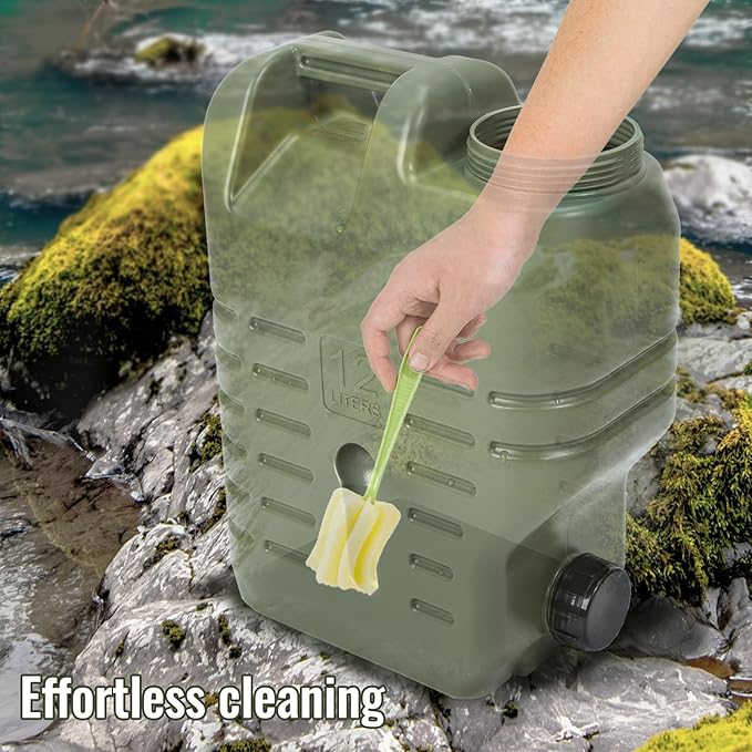 5 Gallon Camping Water Jug with Spout Portable BPA Free Water Container with Spigot for Outdoor Hiking