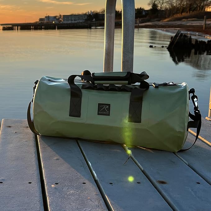 Rothco Waveguard Waterproof Duffle Bag – Dry Storage Duffel Hiking Boating Kayaking Canoeing Travel Beach Sack - Desert Sand