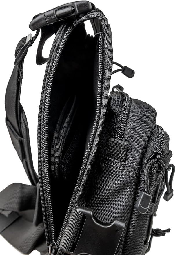 Scrounger's Outdoors Tactical Sling Bag Backpack &amp Outdoor Pistol Carrying Bag &amp Tactical Military Backpack with Gun Holster Waterproof for Shooting Hunting